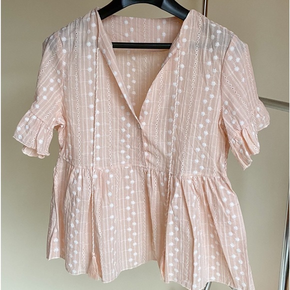 NWOT Babydoll styled top.100% Cotton - Picture 2 of 4